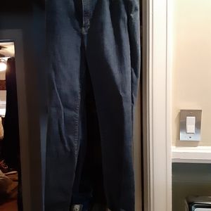 Black lambskin trousers,  excellent condition